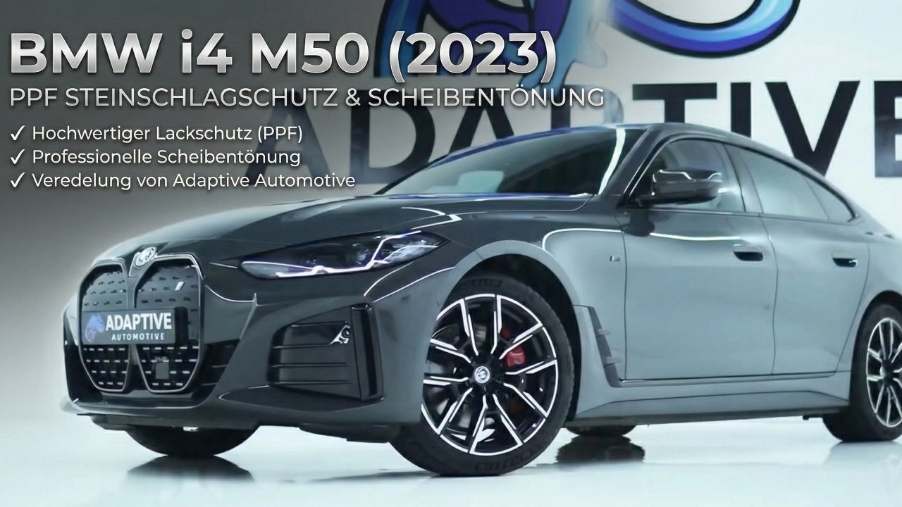 Hochwertiger Lackschutz & Tönung am BMW i4 M50 (2023)