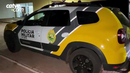Homem de 34 anos é detido após ir ao destacamento da PM com faca e desacatar policiais em Catanduvas
