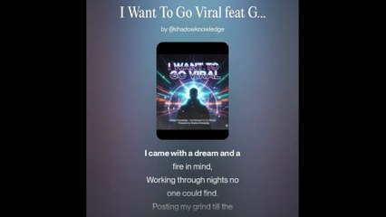 I WANT TO GO VIRAL feat. Gurixgrewal– Shadow Knowledge (Official Music Video)