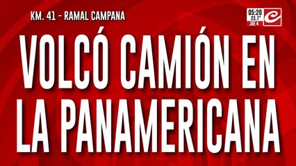 Camión volcó en plena autopista Panamericana y derramó todo su combustible