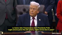 Ucraina, Trump: Putin vuole finire la guerra