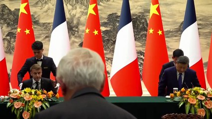 <p>Pekín, 4 dic (EFE).- El presidente francés, Emmanuel Macron, instó este jueves a su par chino, Xi Jinping, a implicarse en pasos concretos hacia un alto el fuego en Ucrania y reclamó corregir los desequilibrios económicos entre Pekín y Europ