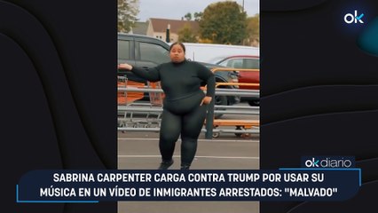 Sabrina Carpenter carga contra Trump por usar su música en un vídeo de inmigrantes arrestados: "Malvado"