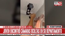 Joven estudiante descubrió cámaras ocultas en el departamento que alquilaba