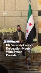 UN Security Council Delegation Meets With Syrian President