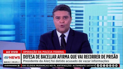 Defesa do presidente da Alerj diz que vai recorrer de prisão