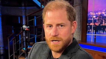 Prince Harry recreates iconic Alison Hammond moment in surprise Stephen Colbert cameo