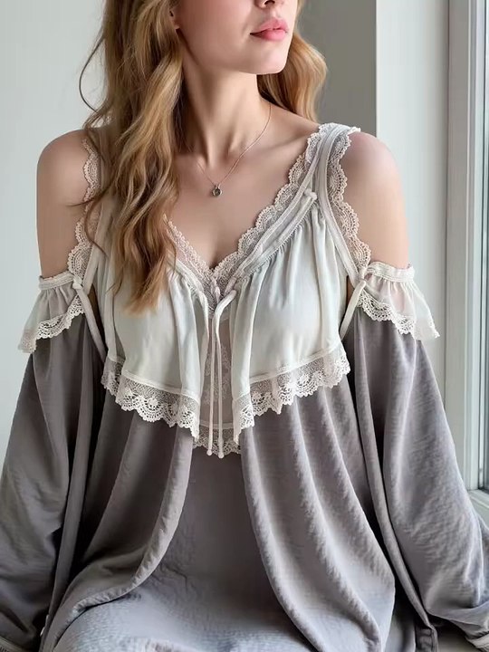 Enchanting Pajamas, Cute Lady