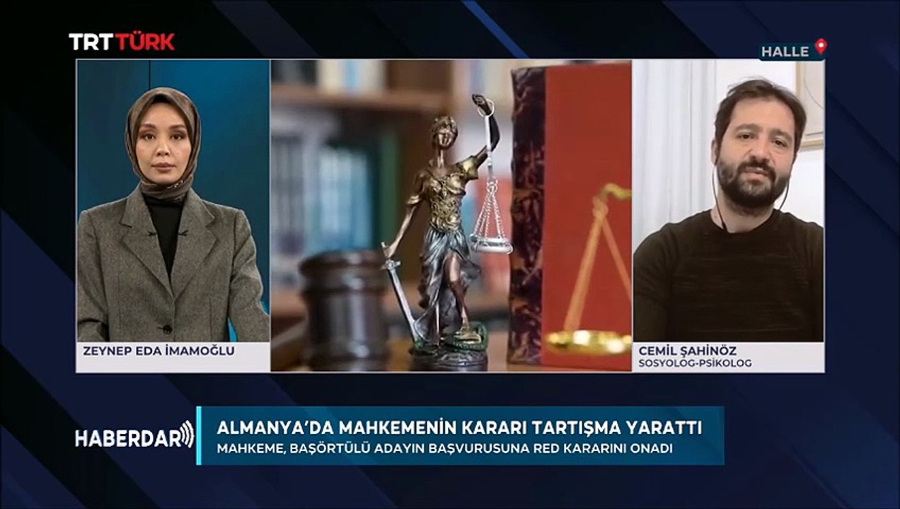 Basörtüsü degil, önyargilar cikarilmali (TRT Türk, Haberdar, 04.12.2025)