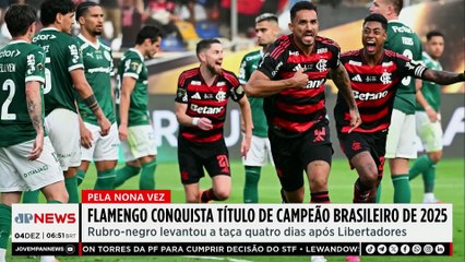 Flamengo vence o Brasileirão 2025