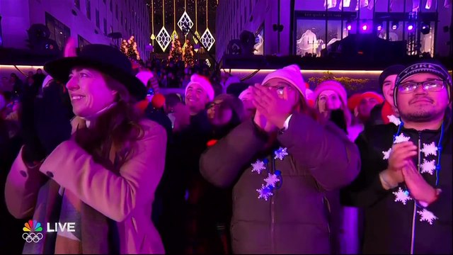 Rockefeller Center Christmas tree lights up New York for the holiday season