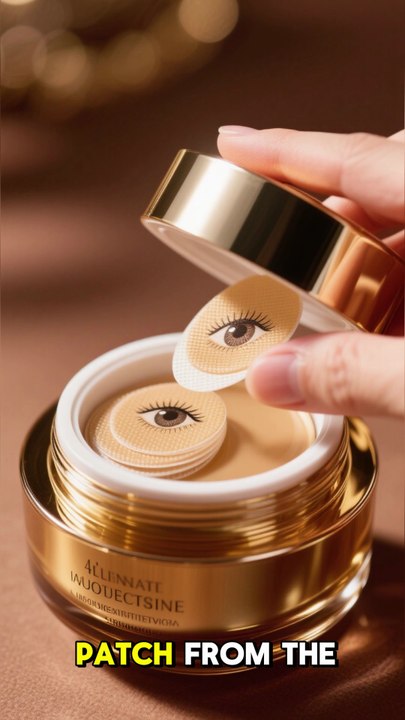 24K Gold Hyaluronic Acid Eye Mask to get rid of under-eye bags skin care