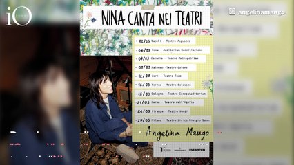 Angelina Mango è pronta a tornare sul palco, nei teatri. Tutto sul nuovo tour