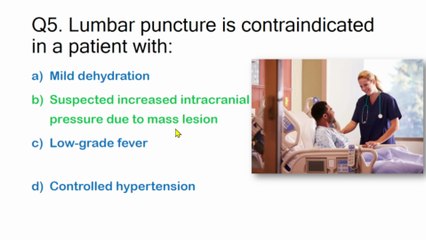 Lumbar Puncture Related Questions