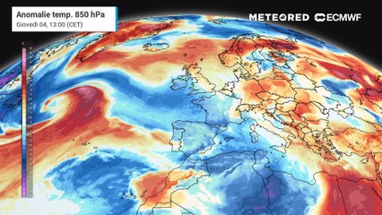 Aria calda verso l'Europa