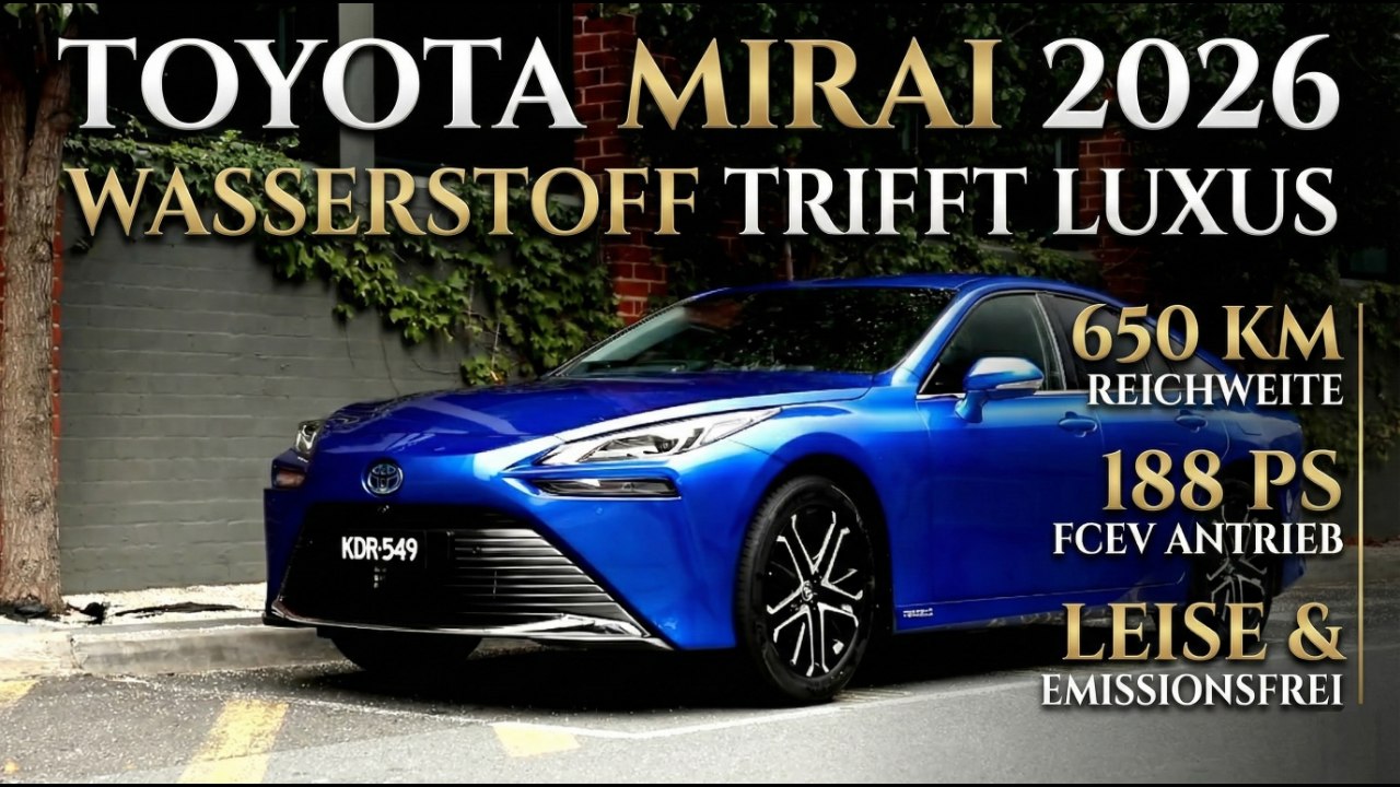 Neuer Toyota Mirai (2026) – FCEV mit Stil & Innovation