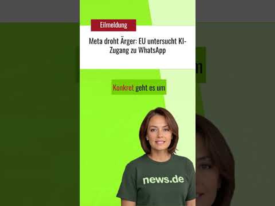 Meta droht Ärger: EU untersucht KI-Zugang zu WhatsApp