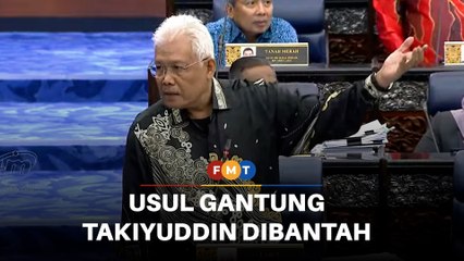 Pembangkang bantah usul gantung Takiyuddin