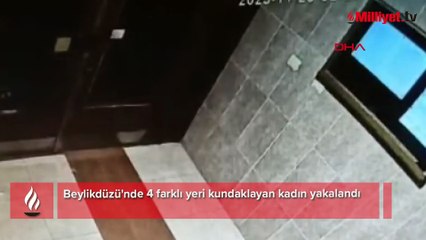 Beylikdüzü’nü karıştıran kundaklama zinciri! Şüpheli kadın yakalandı