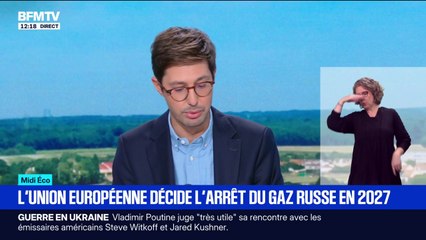L'Union européenne décide l'arrêt des importations de gaz russe à l'automne 2027