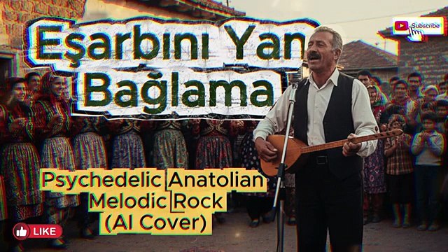 Eşarbını Yan Bağlama (AI Psikedelik Anadolu Rock Cover)