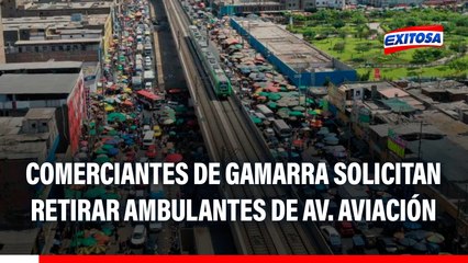 Comerciantes de Gamarra solicitan a la MML retirar ambulantes de la Av. Aviación: "No queremos shows televisados"