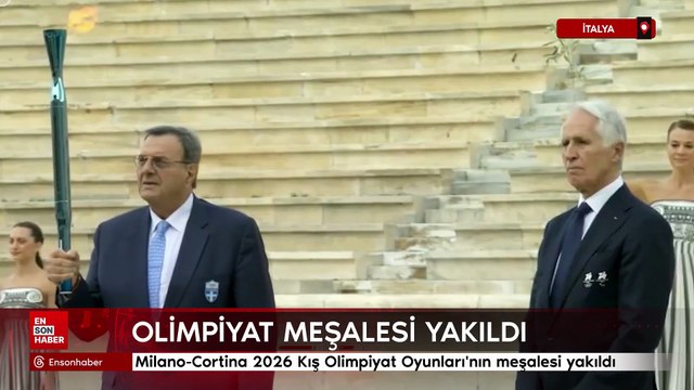 Milano-Cortina 2026 Kış Olimpiyat Oyunları'nın meşalesi yakıldı