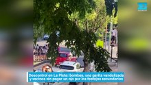 Descontrol en La Plata, bombas, una garita vandalizada y vecinos sin pegar un ojo por los festejos secundarios