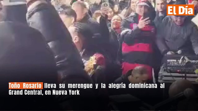 Toño Rosario lleva su merengue y la alegría dominicana al Grand Central, en Nueva York