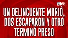 Robaron un auto, chocaron contra un árbol y uno de ellos terminó muerto