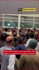 IndiGo Hit by Major Crew Shortage; 250+ Flights Cancelled Across Metro Airports