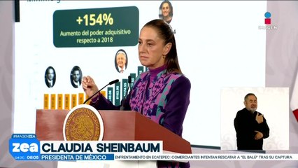Claudia Sheinbaum confirma el aumento al salario mínimo