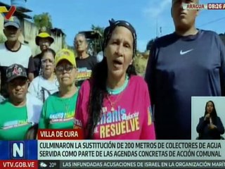 Aragua | Zamora avanza renovando 200 metros de colectores de aguas residuales