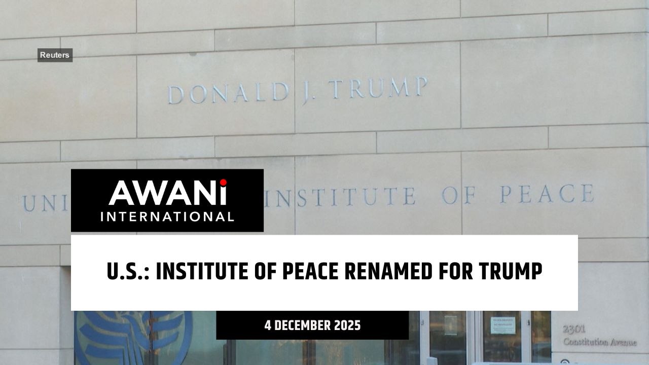 U.S. Institute of Peace renamed for Trump