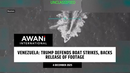 Trump defends boat strikes, backs release of footage