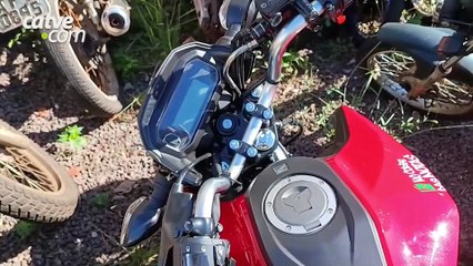 Motociclista sem habilitação é flagrado com moto sem placa em Toledo