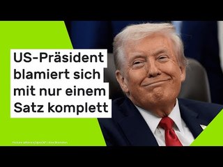 Donald Trump: US-Präsident blamiert sich mit nur einem Satz komplett