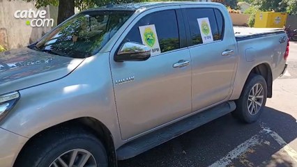 Caminhonete furtada em Santa Catarina é recuperada e motorista detido na PR-317