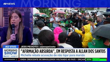 “Afirmação ABSURDA!”; Michelle Bolsonaro REBATE Allan dos Santos sobre VISITAS a Bolsonaro