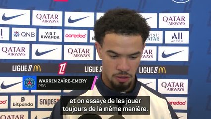 PSG - Zaïre-Emery : "On doit s’adapter, les équipes nous connaissent de mieux en mieux"