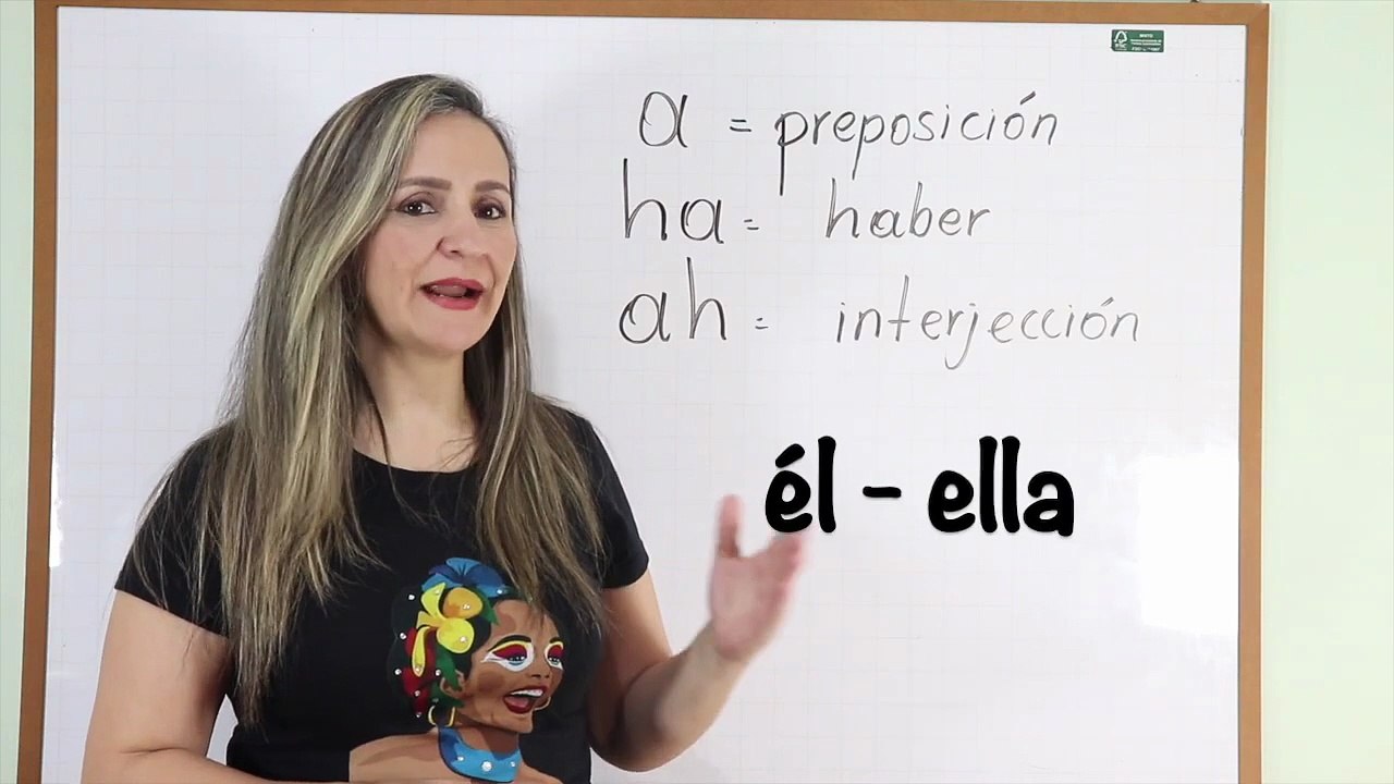 Aprende a diferenciar entre： a, ha y ¡ah!