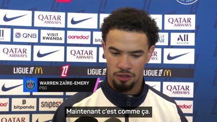 Zaïre-Emery : « On doit s’adapter, les équipes nous connaissent de mieux en mieux » - Foot - Ligue 1