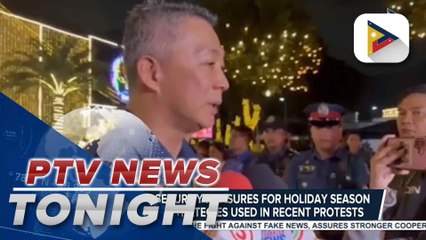 PNP to base security measures for holiday season on effective strategies used in recent protests; heightened status alert expected as they focus on security operation for peaceful holiday season