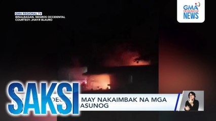 Bodegang may nakaimbak na mga paputok, nasunog | Saksi