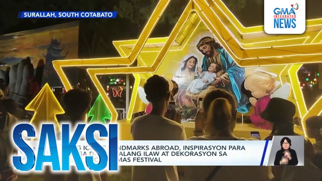Ilang iconic landmarks abroad, inspirasyon para sa mga dambuhalang ilaw at dekorasyon sa Kasadya Christmas Festival | Saksi