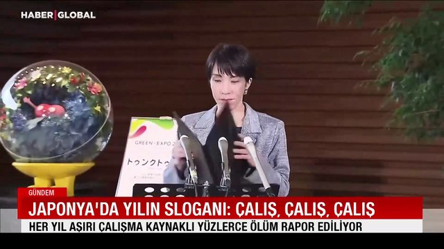 Japonya Başbakanı iş sevdasıyla ülkeyi karıştırdı: Yılın sloganı Çalış, çalış ve çalış