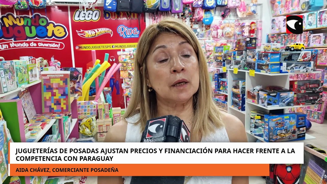 Jugueterías de Posadas buscan ofertas atractivas para hacer frente a la competencia con Paraguay