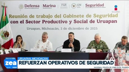 Omar García Harfuch revisa avances del Plan Michoacán