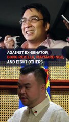 ICI recommends filing of charges vs Bong Revilla, Maynard Ngu, 8 others