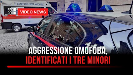Aggressione omofoba, identificati i tre minori